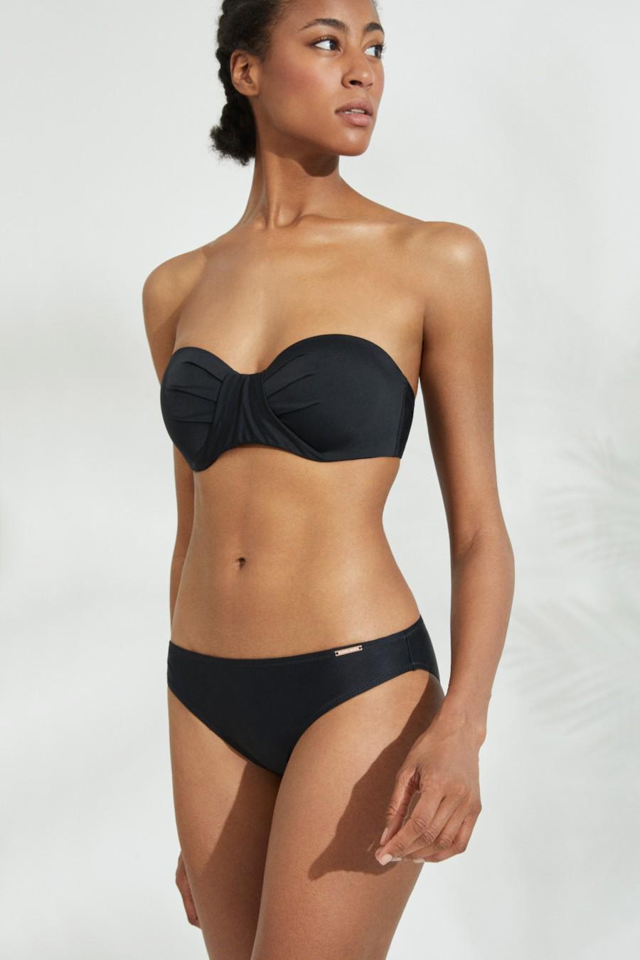 Купальник з ущільненою чашкою/плавки сліп Ysabel Mora 48D/XL Чорний (Negro/76956)