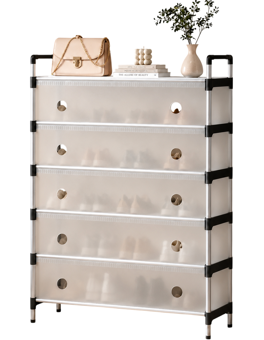 Стеллаж для обуви RIAS 8043-6 Dust Resistant 110x60,5x28 см White (3_08683) Стеллаж для обуви RIAS 8043-6 Dust Resistant 110x60,5x28 см White (3_08683)