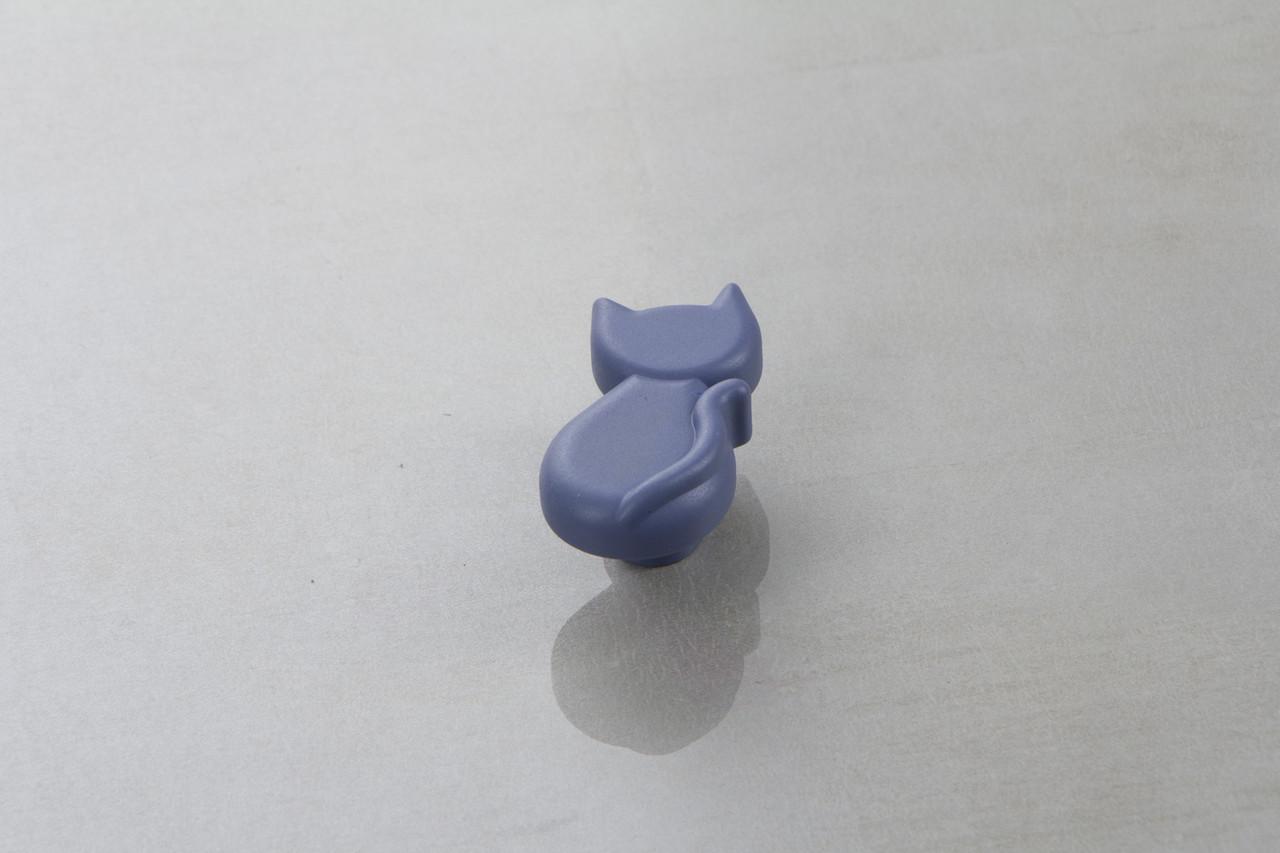 Мебельная ручка Poliplast Котенок РП-10 Синий матовый (16196)