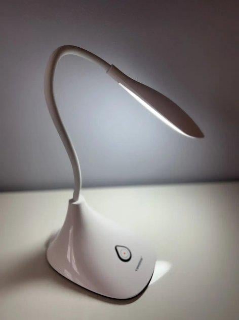 Настільна лампа Tiross TS-1823 акумуляторна 900 mAh 20 smd LED USB 220V touch-вимикач (DR014647) Настільна лампа Tiross TS-1823 акумуляторна 900 mAh 20 smd LED USB 220V touch-вимикач (DR014647)