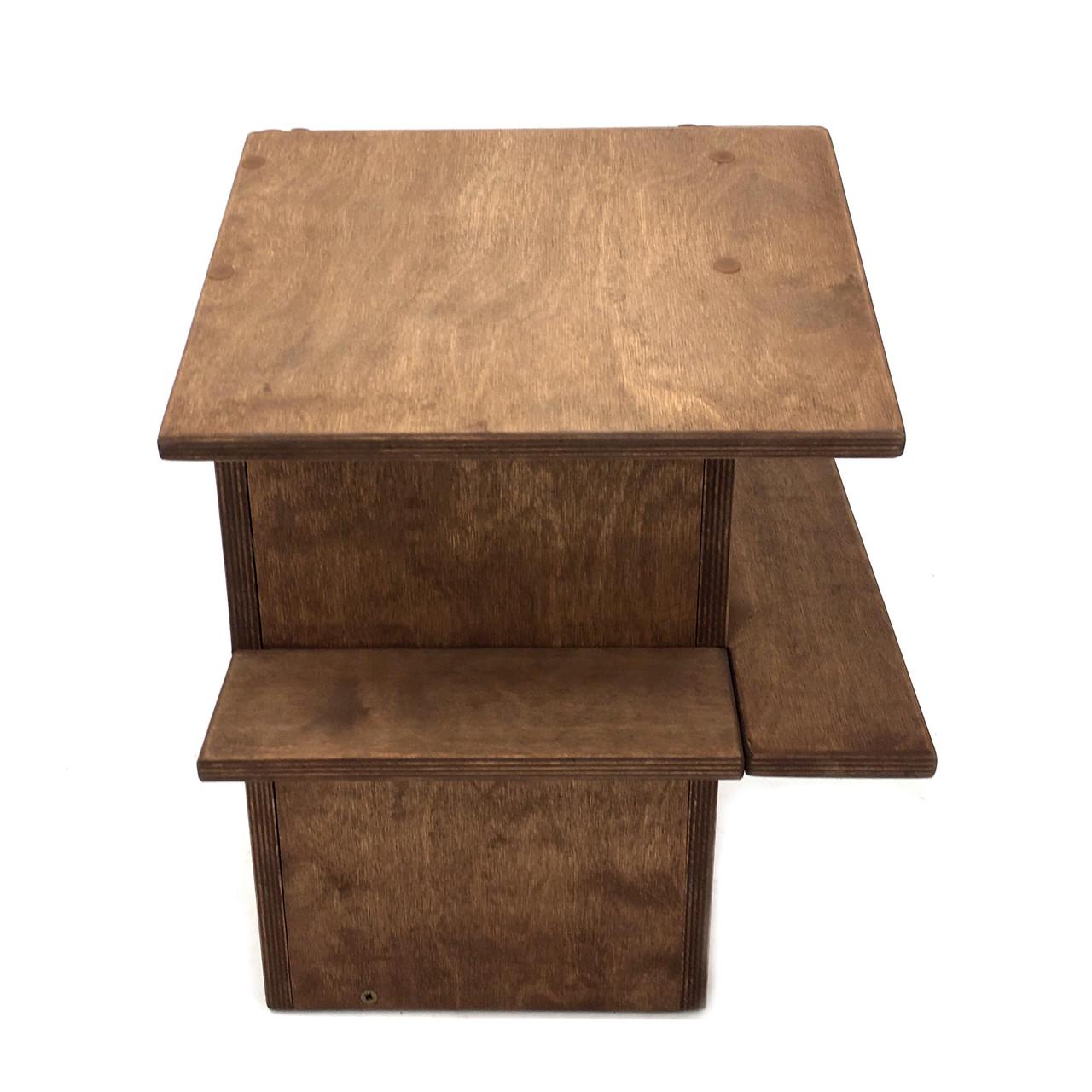 Домик для белок из дерева Манджур Сепия (ДДБ-000808) - фото 4 Домик для белок из дерева Манджур Сепия (ДДБ-000808) - фото 4