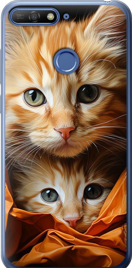 Чехол на Huawei Honor 7C Котики 2 (5664u-1411-42517)