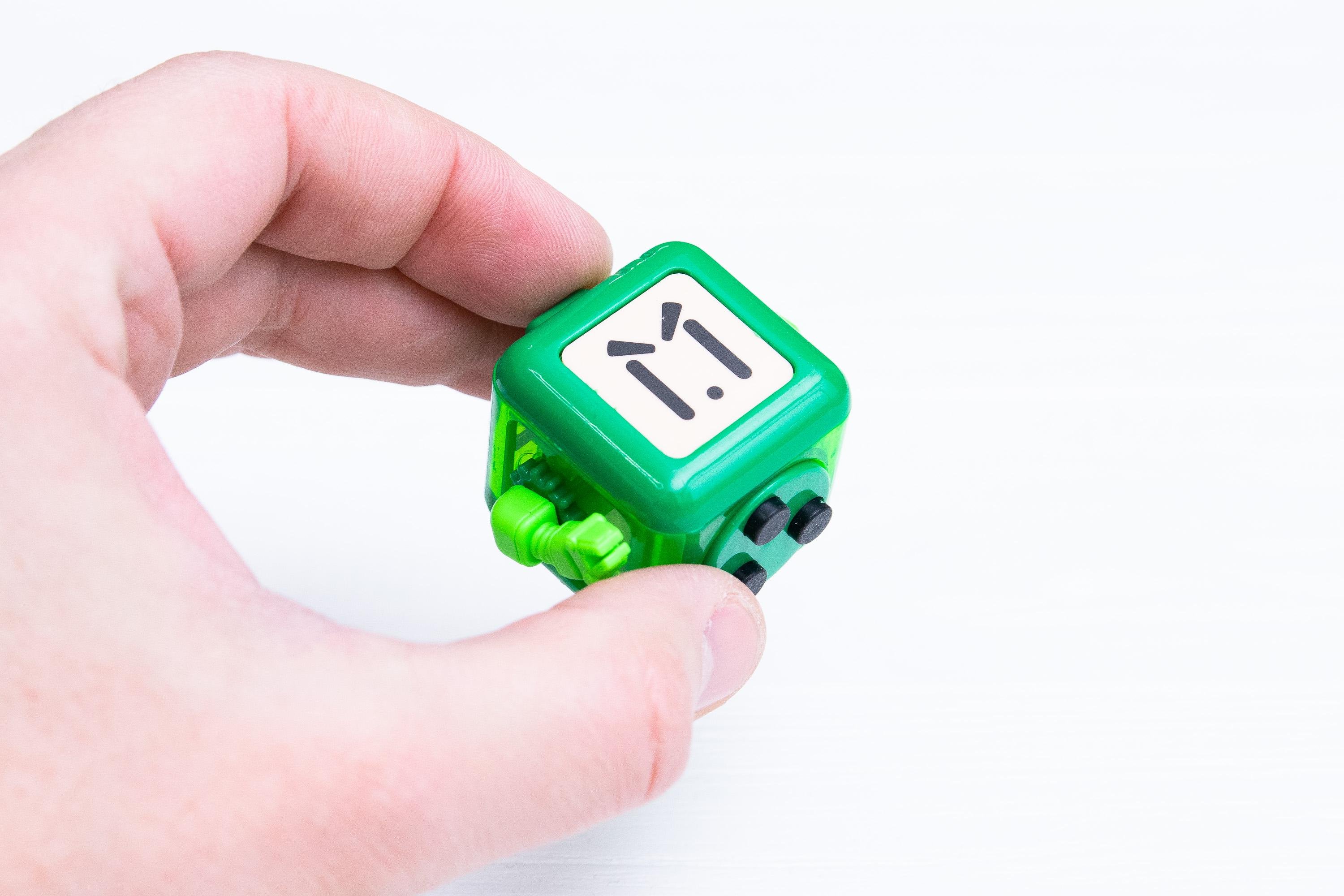 Антистресс кубик Robot Зеленый (23281206) - фото 2 Антистресс кубик Robot Зеленый (23281206) - фото 2