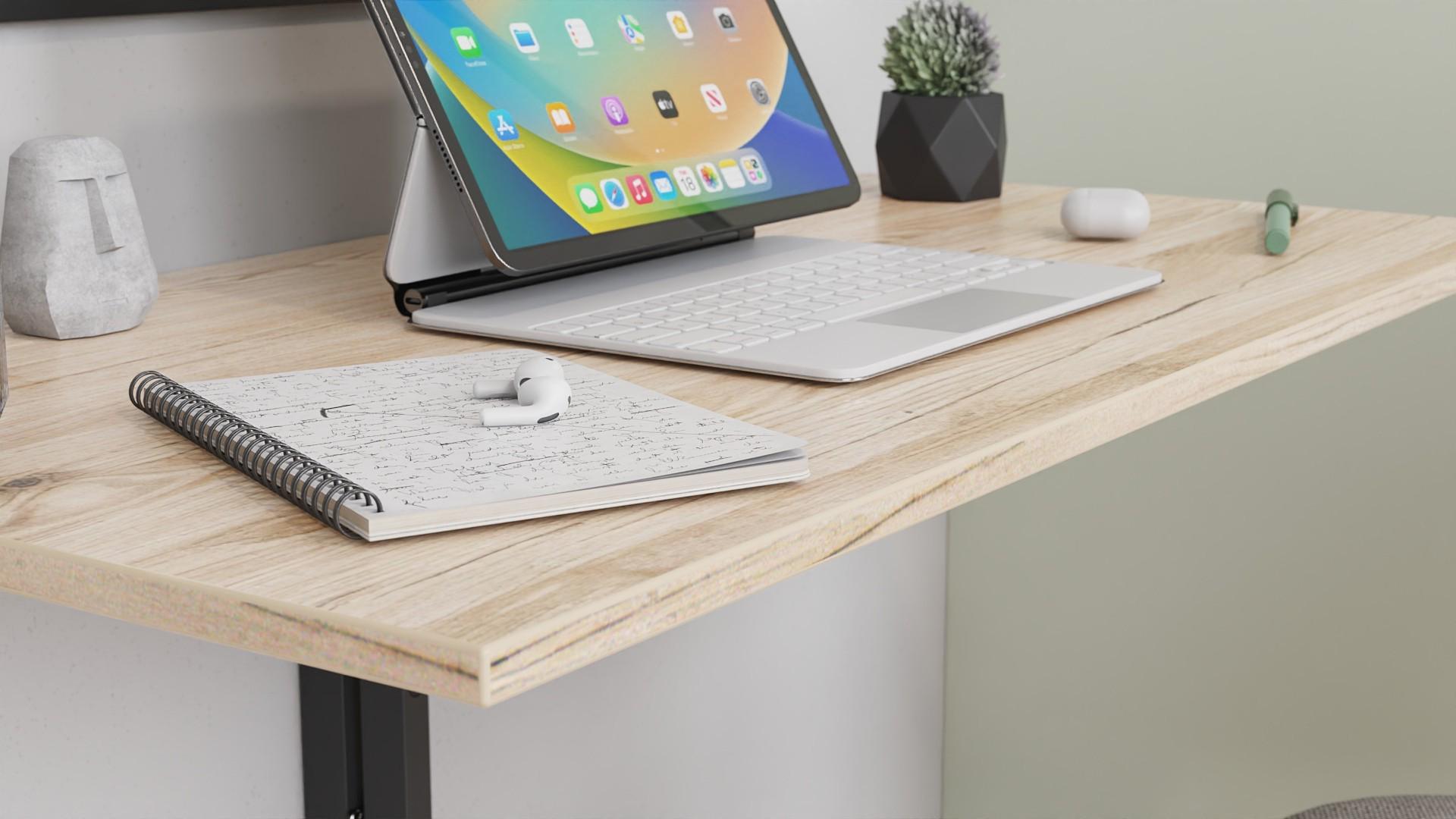 Обеденный стол-трансформер стеновой Ferrum-decor Ника металл/ДСП 16 мм 420x900x500 мм Черный/Дуб Сан-Марино (FRD-105165) - фото 5 Обеденный стол-трансформер стеновой Ferrum-decor Ника металл/ДСП 16 мм 420x900x500 мм Черный/Дуб Сан-Марино (FRD-105165) - фото 5