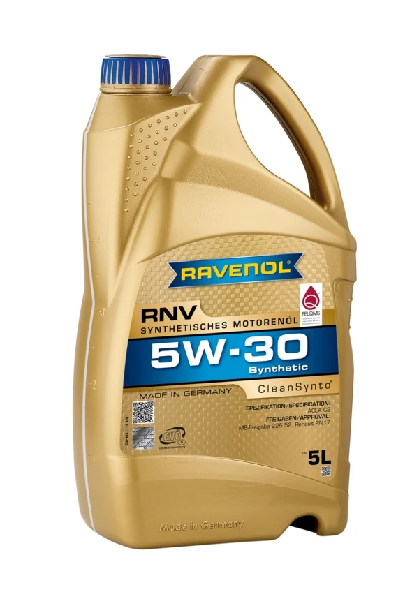 Моторна олива RAVENOL RNV 5W-30 синтетика 5 л (1111114-005) Моторна олива RAVENOL RNV 5W-30 синтетика 5 л (1111114-005)