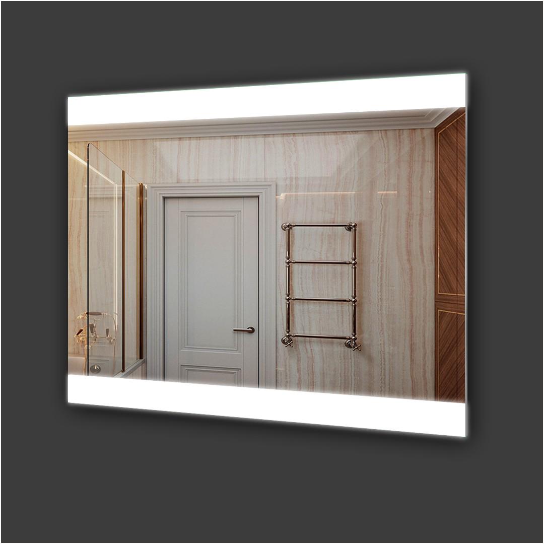 Зеркало Экватор ML-27 с LED подсветкой сверху и снизу 70x90 см