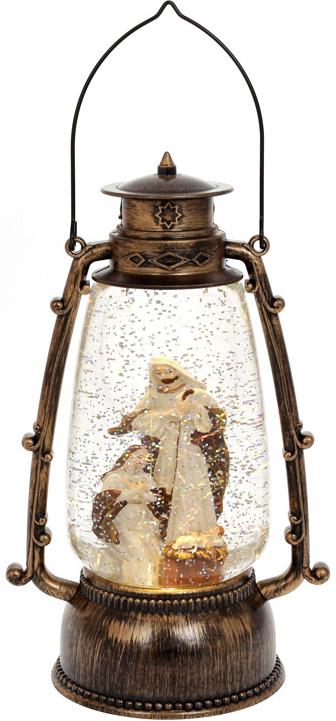 Фонарь декоративный Святое Семейство 24,5 см с LED подсветкой (BD-919-018)