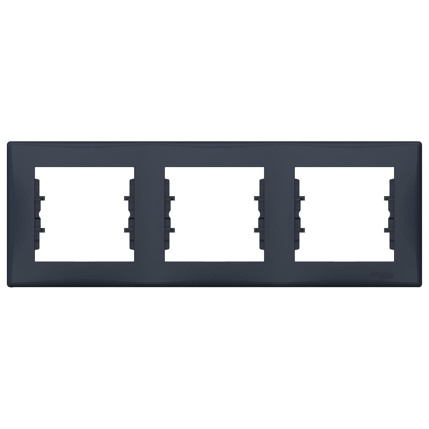 Рамка для розетки Schneider Electric SDN5800570 3-я Графитовый (88230)