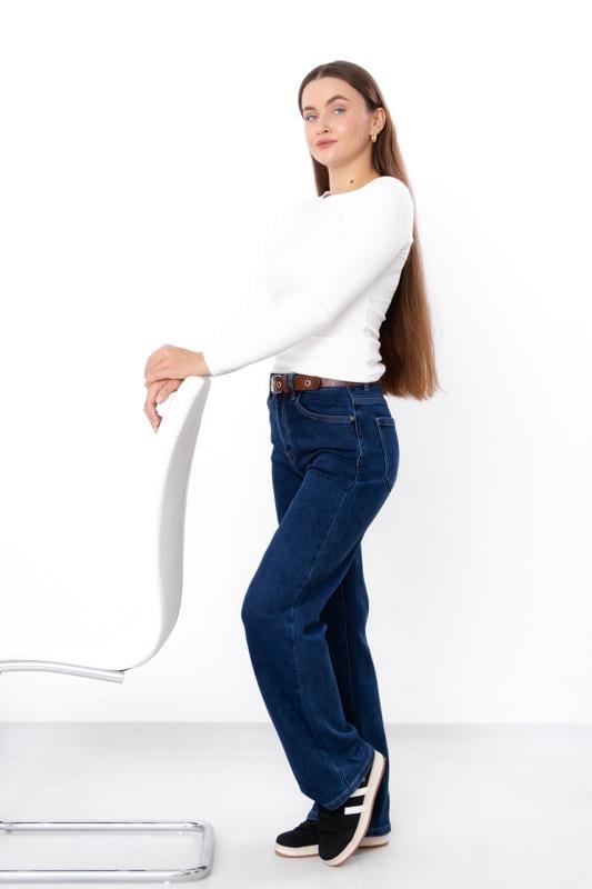 Джинси жіночі зимові Носи Своє на флісі розкльошеного крою р. 27 Синій (14292) - фото 3 Джинси жіночі зимові Носи Своє на флісі розкльошеного крою р. 27 Синій (14292) - фото 3