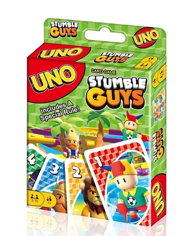 Настольная карточная игра UNO Stumble Guys 108 карт 2 бревна (32617651)