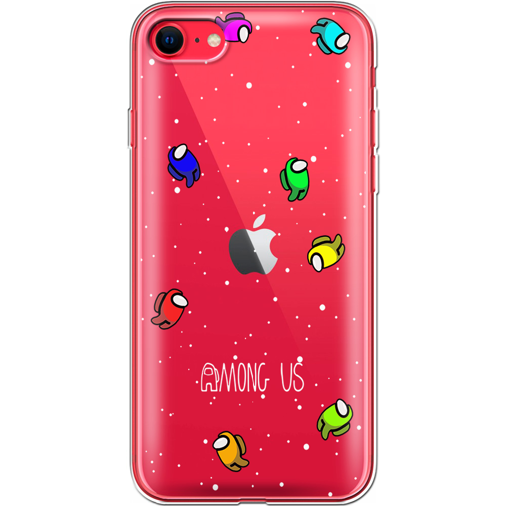 Чехол BoxFace Apple iPhone 7/8 SE  2020 Among Us Invisible Прозрачный силикон (26205-bk76-26205)