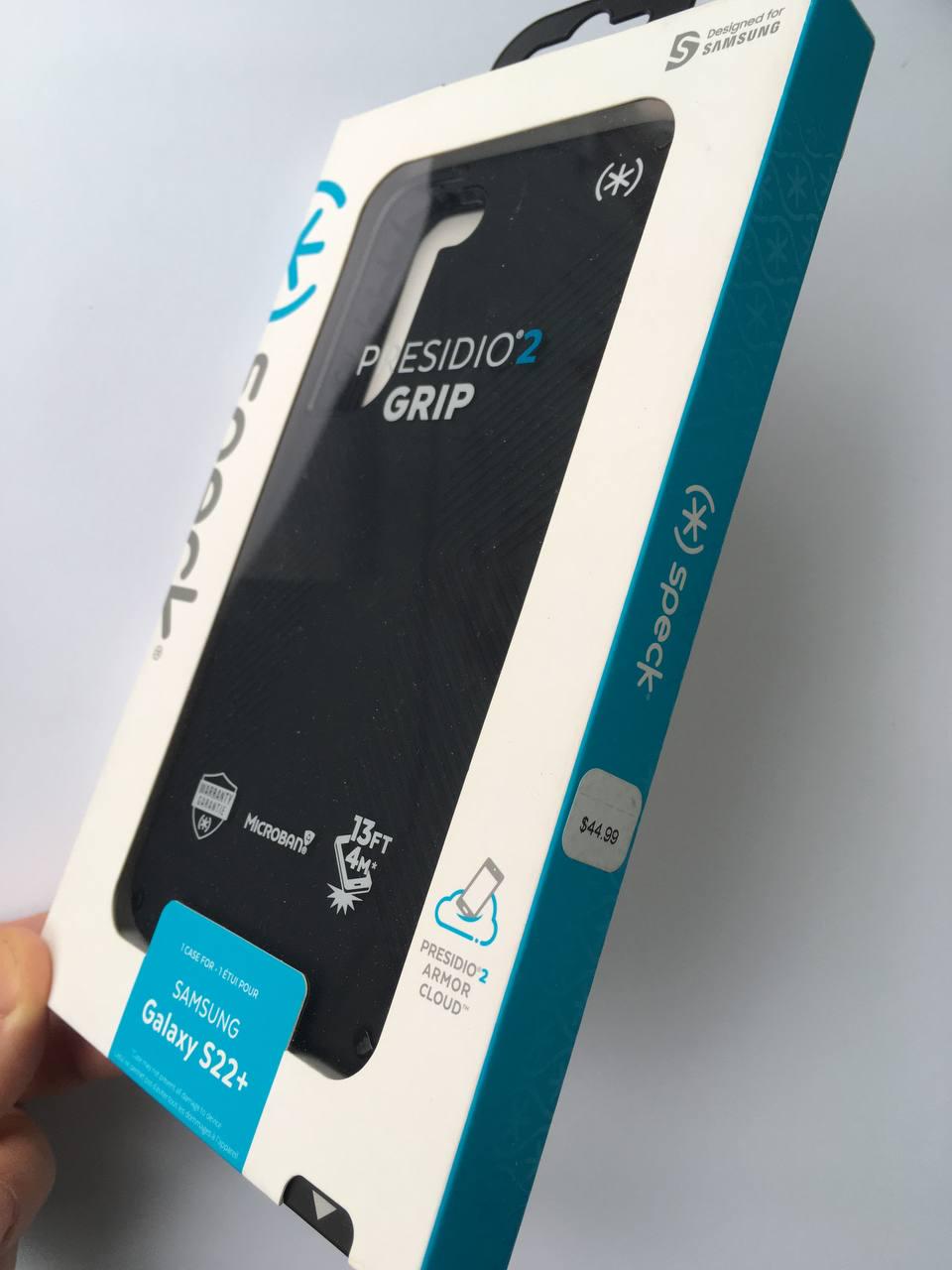 Чохол протиударний з антимікробним покриттям Speck Presidio2 Grip 144238-D143 для Samsung Galaxy S22 Plus (6.6") Black - фото 4