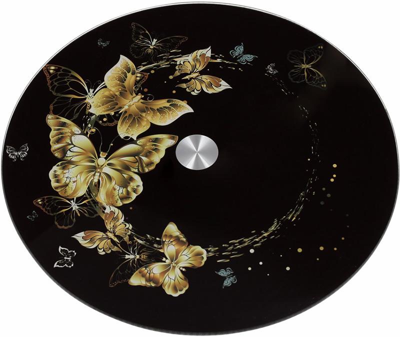Блюдо сервировочное Liadane Бабочки вращающееся Ø 32 см стеклянное (BD-594-222) Блюдо сервировочное Liadane Бабочки вращающееся Ø 32 см стеклянное (BD-594-222)
