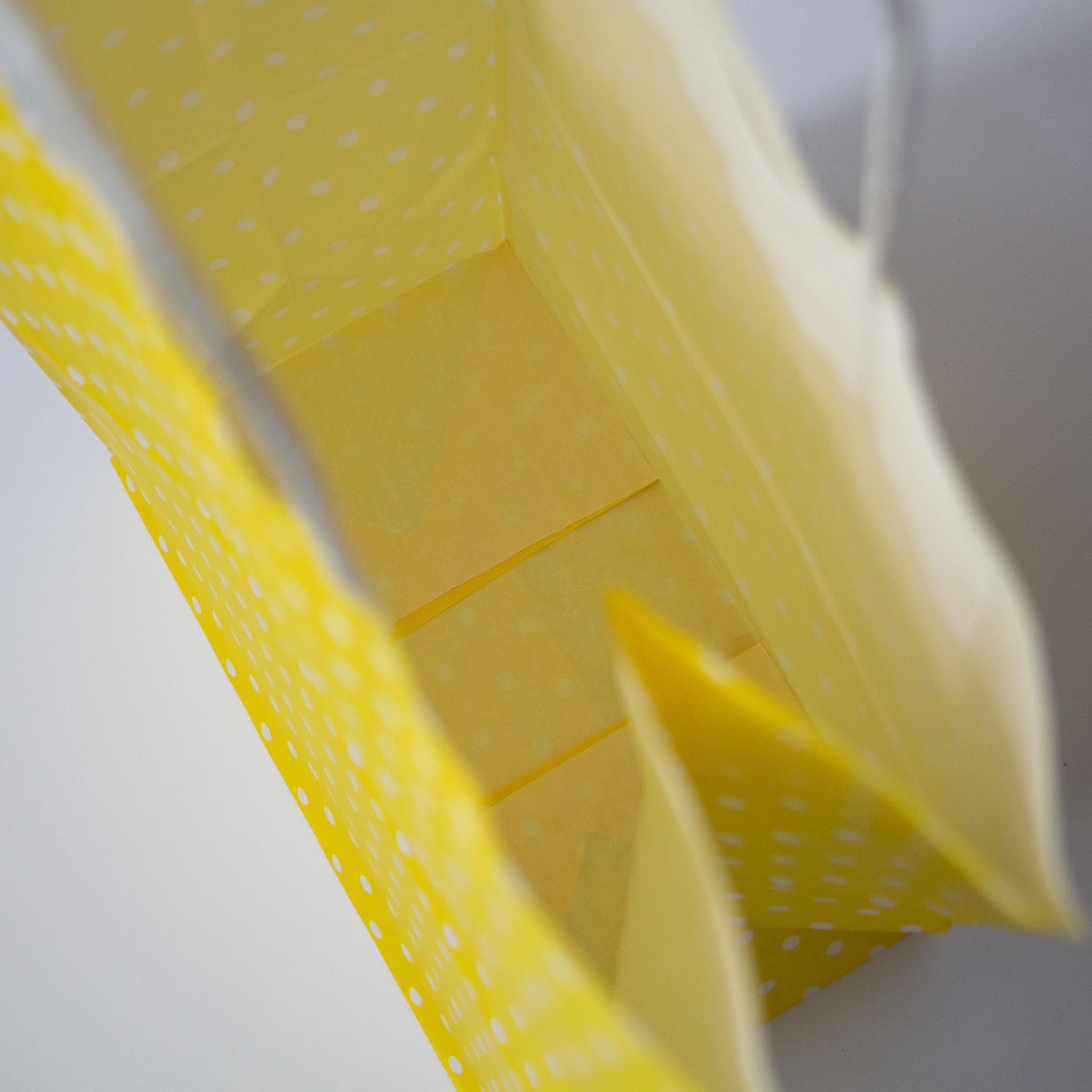 Пакет бумажный с витыми ручками 260х150х350 мм 30 шт. Жёлтый - фото 5 Пакет бумажный с витыми ручками 260х150х350 мм 30 шт. Жёлтый - фото 5