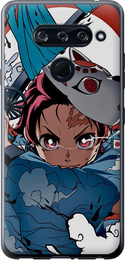 Чехол на LG V40 ThinQ Танджиро Камадо (5574u-1577-42517)