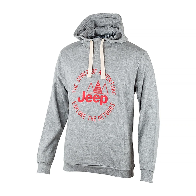 Худі чоловіче JEEP HOODED SWEATSHIRT The spirit of Adventure L Сірий (O102567-J866 L) - фото 1