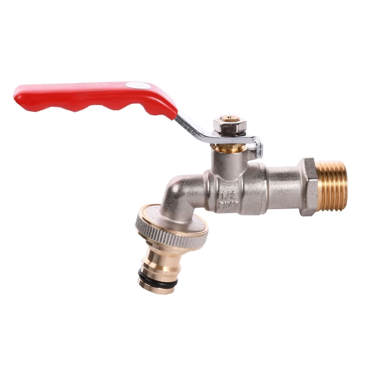 Кран кульовий для поливу Professional Q 1/2" NV-QP155 конектор швидкознімний (1200000204) Кран кульовий для поливу Professional Q 1/2" NV-QP155 конектор швидкознімний (1200000204)