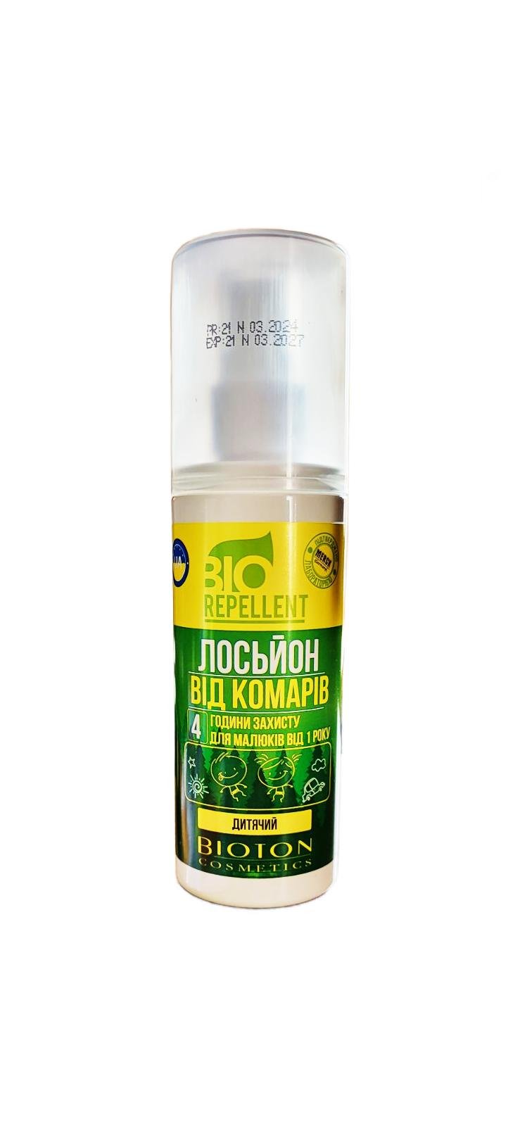 Лосьон от комаров Bioton Cosmetics Bio Repellent 3 часа защиты 100 мл (17679)