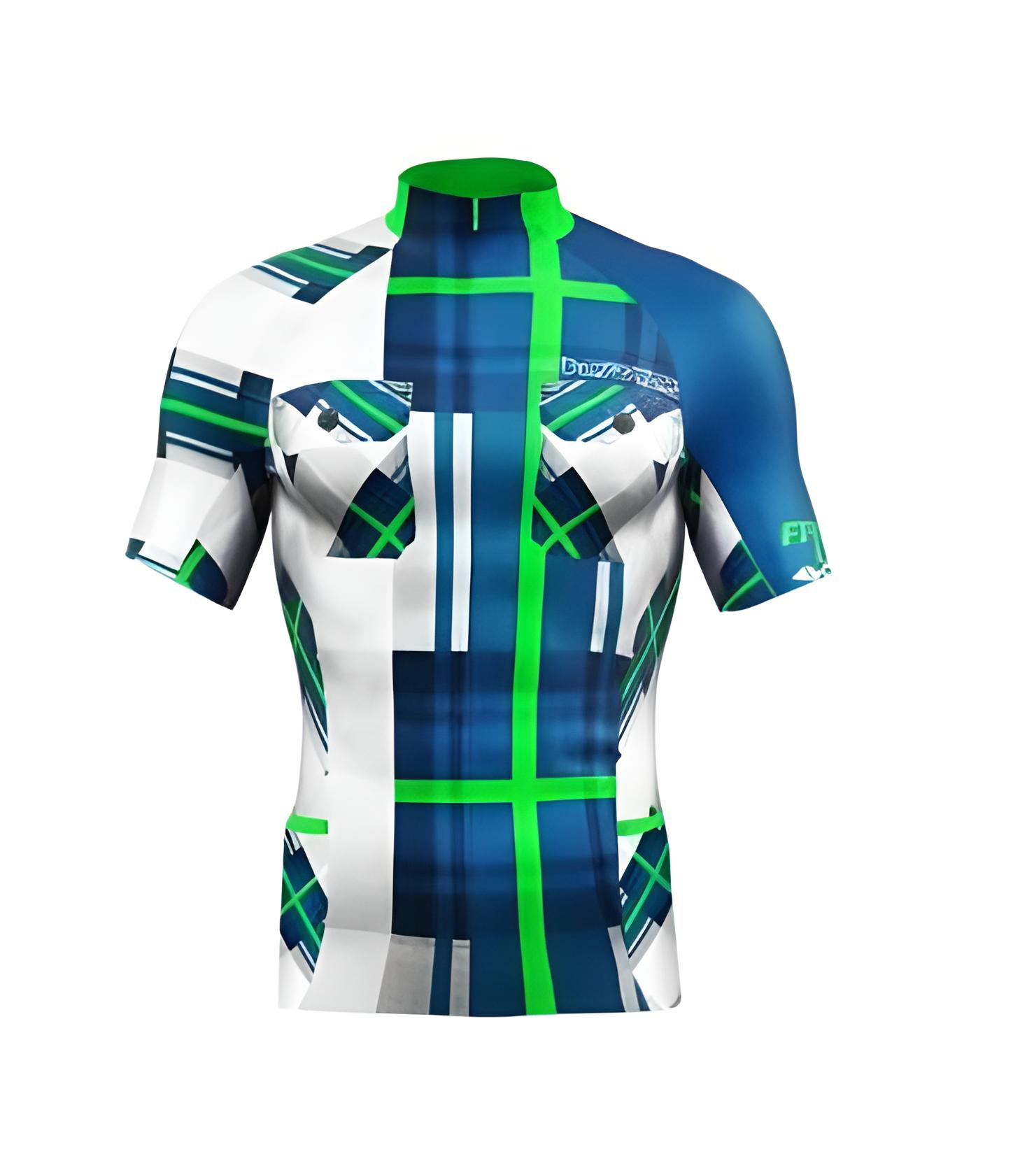 Футболка мужская для бега Flash Printed Man Print Bluette Scottish S (5d295a8e)