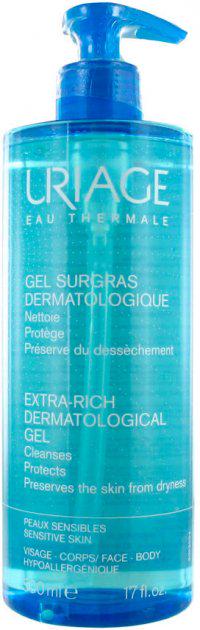 Гель дерматологический Uriage Dermatological Gentle Foaming Cleanser Gel 500 мл