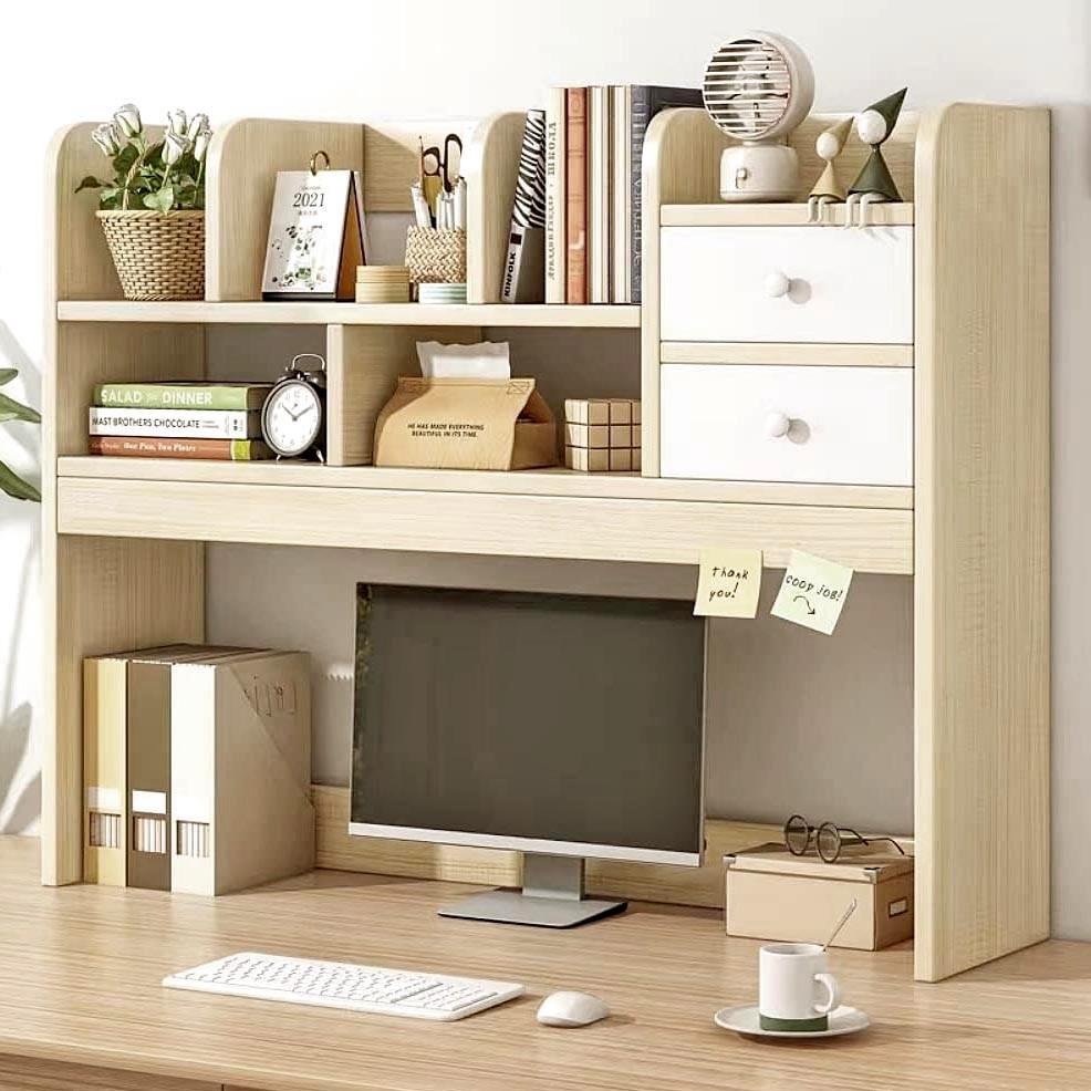 Полка-надстройка настольная из дерева Шармель бланже-зефир (АКД-01600120)