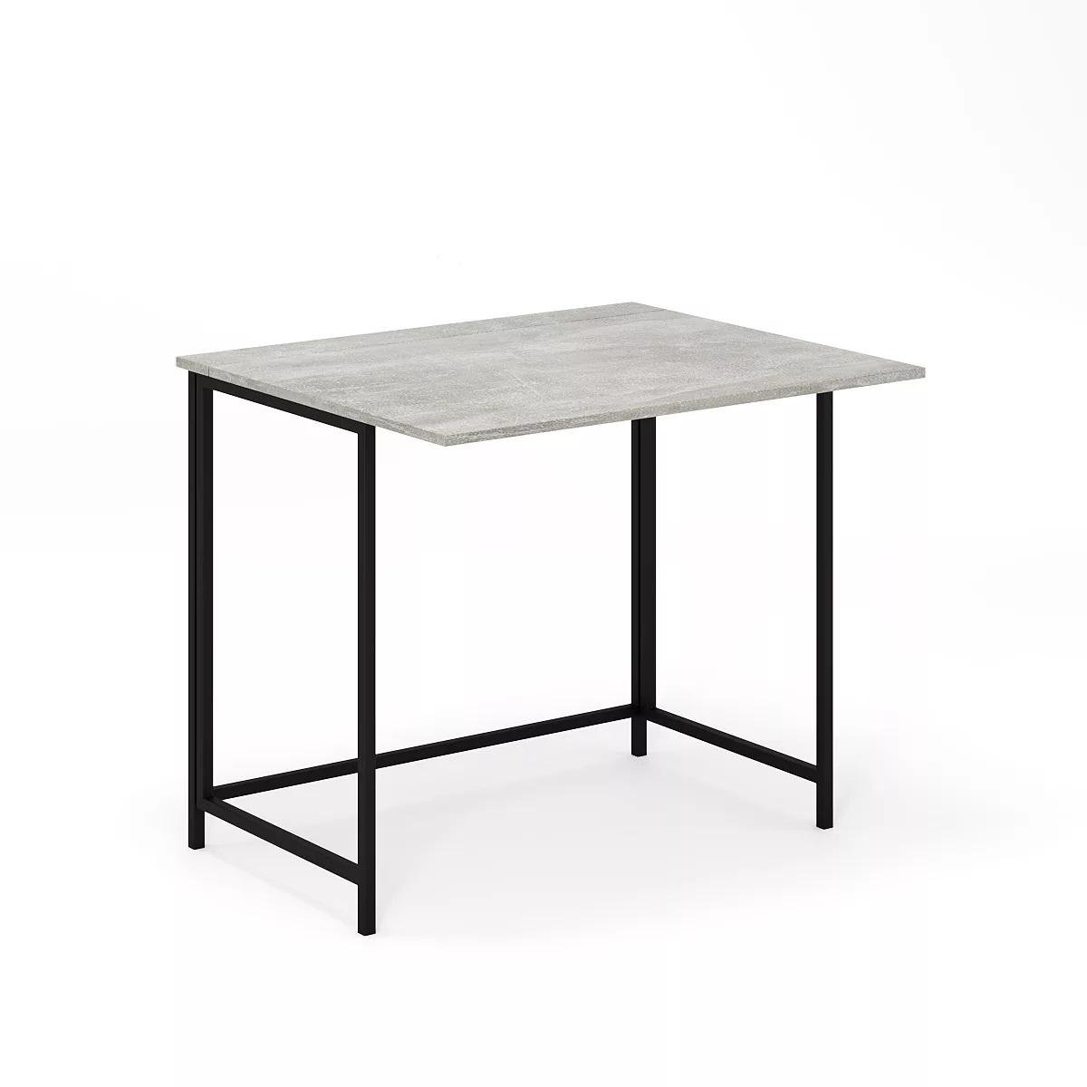 Стол-трансформер письменный ART IN HEAD Sly ЛДСП/металл раскладной 90х7/50 см Ателье светлый/Черный (TB24040000030) - фото 1 Стол-трансформер письменный ART IN HEAD Sly ЛДСП/металл раскладной 90х7/50 см Ателье светлый/Черный (TB24040000030) - фото 1