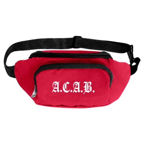 Поясная сумка-бананка A.C.A.B Красный (7198364-3-36805)