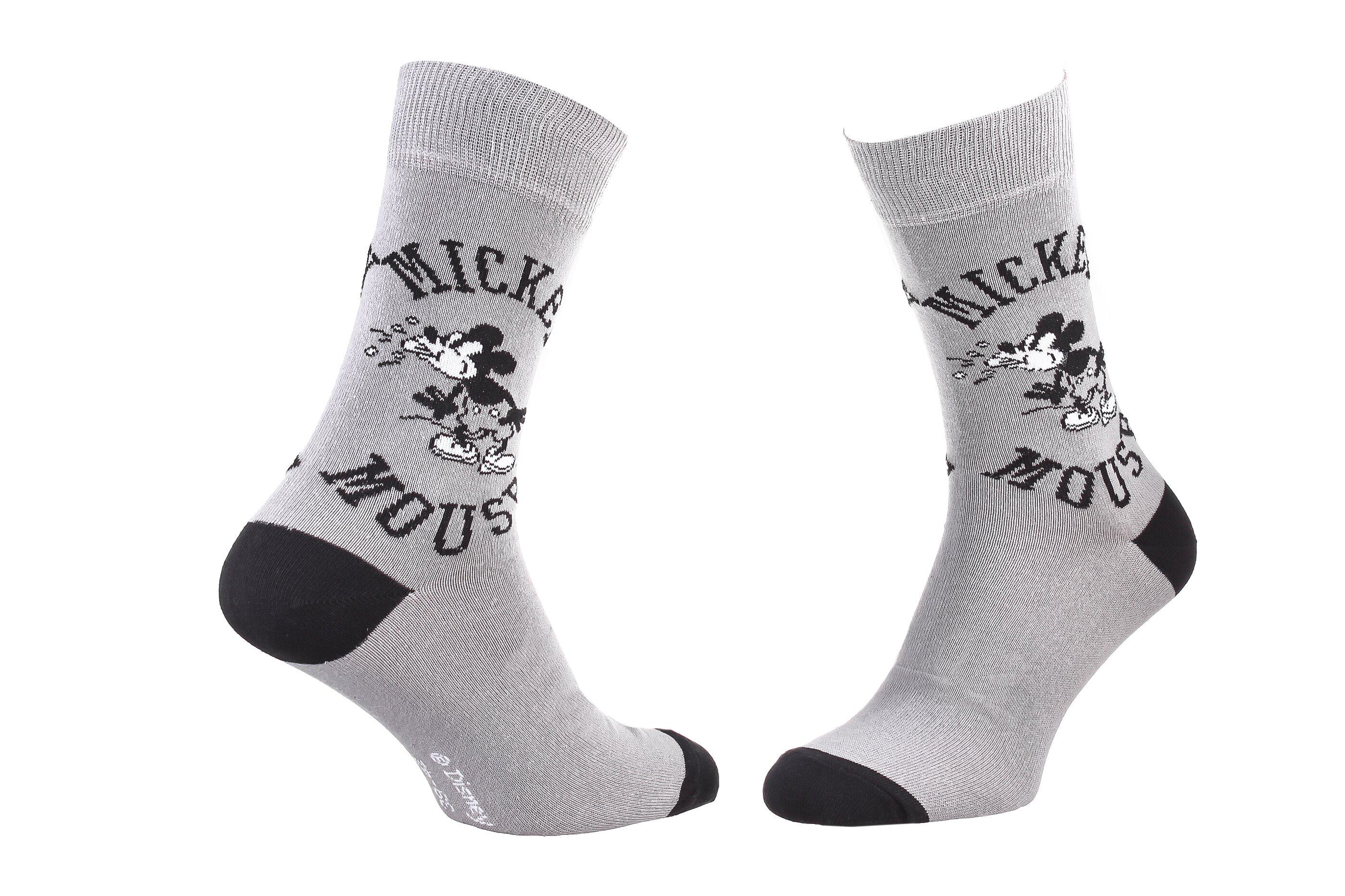 Носки Disney Mickey Mickey Mouse Character 1 пара р. 43-46 Gray (93154962-3 р. 43-46)
