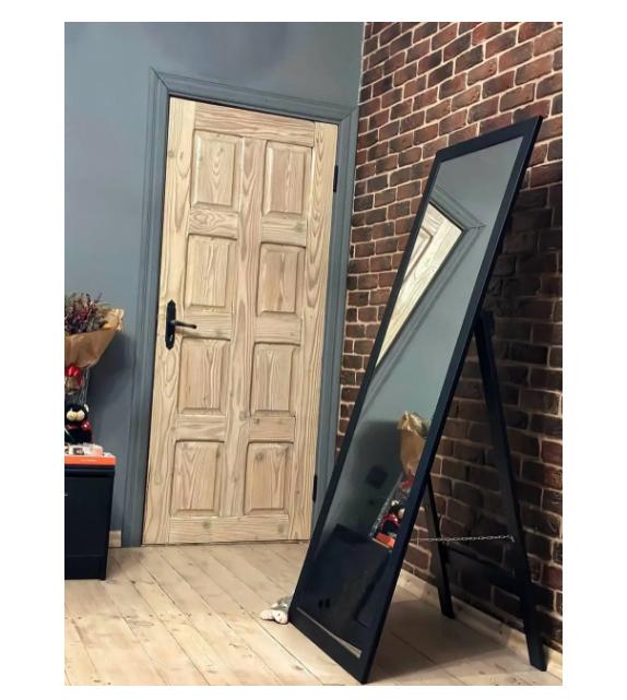 Напольное зеркало 1800 в прямой раме на ножке 1500х800 мм Черный (29358434) - фото 2 Напольное зеркало 1800 в прямой раме на ножке 1500х800 мм Черный (29358434) - фото 2