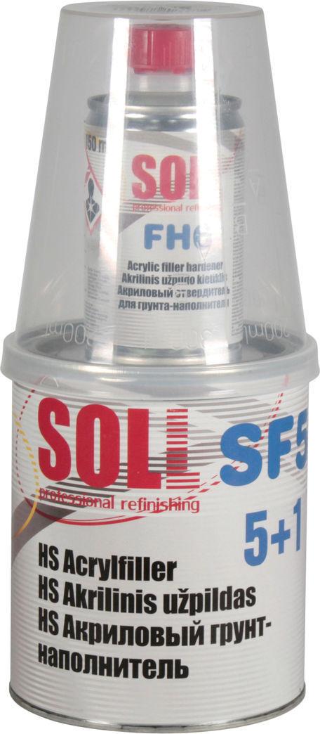 Грунт SOLL HS 5+1 0,75 л 0,15 л Черный (SF5 B09)