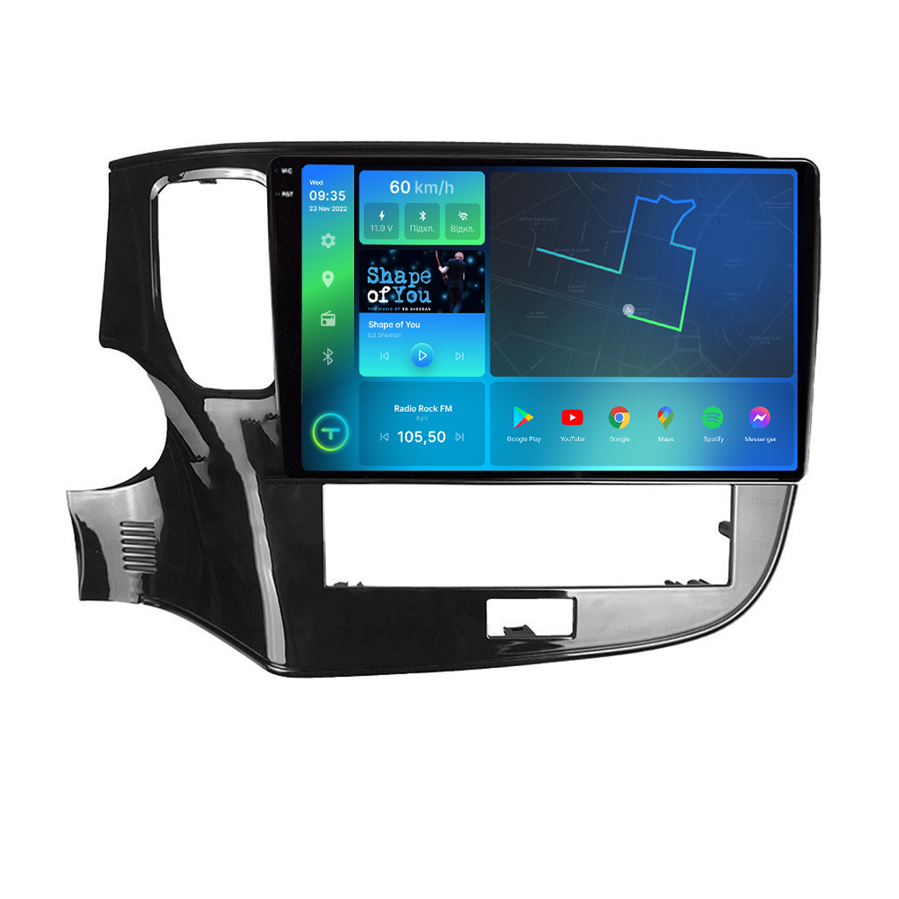 Штатная магнитола Torssen 2K Mitsubishi Outlander Rockford 20+ FL10 4+64Gb 4G Carplay DSP (202305851)