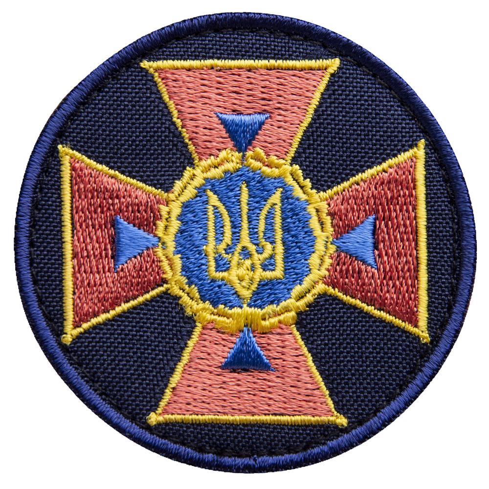 Шеврон-нашивка на липучке кокарда ДСНС 6 см (24460) Шеврон-нашивка на липучке кокарда ДСНС 6 см (24460)