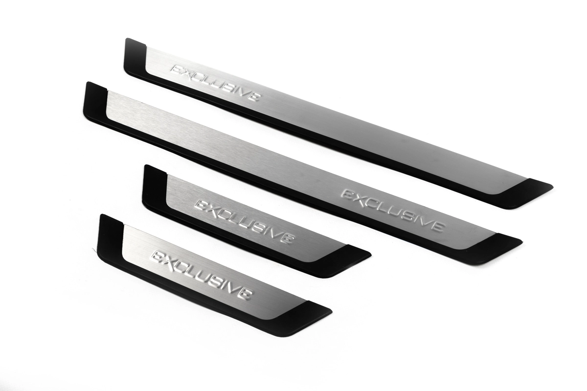 Накладки на пороги Omsa Line Flexill для Range Rover Sport 2005-2013 нержавеющая сталь 19341
