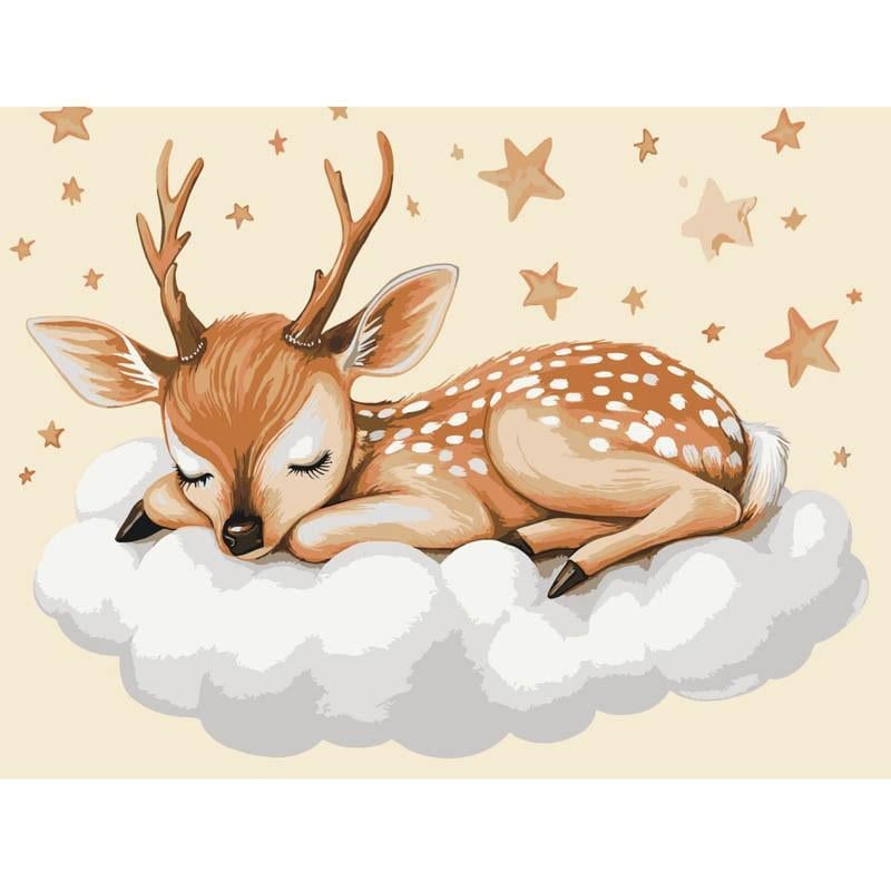 Картина по номерам ART CRAFT Олененок на облачках 30x40 см (11598-AC)