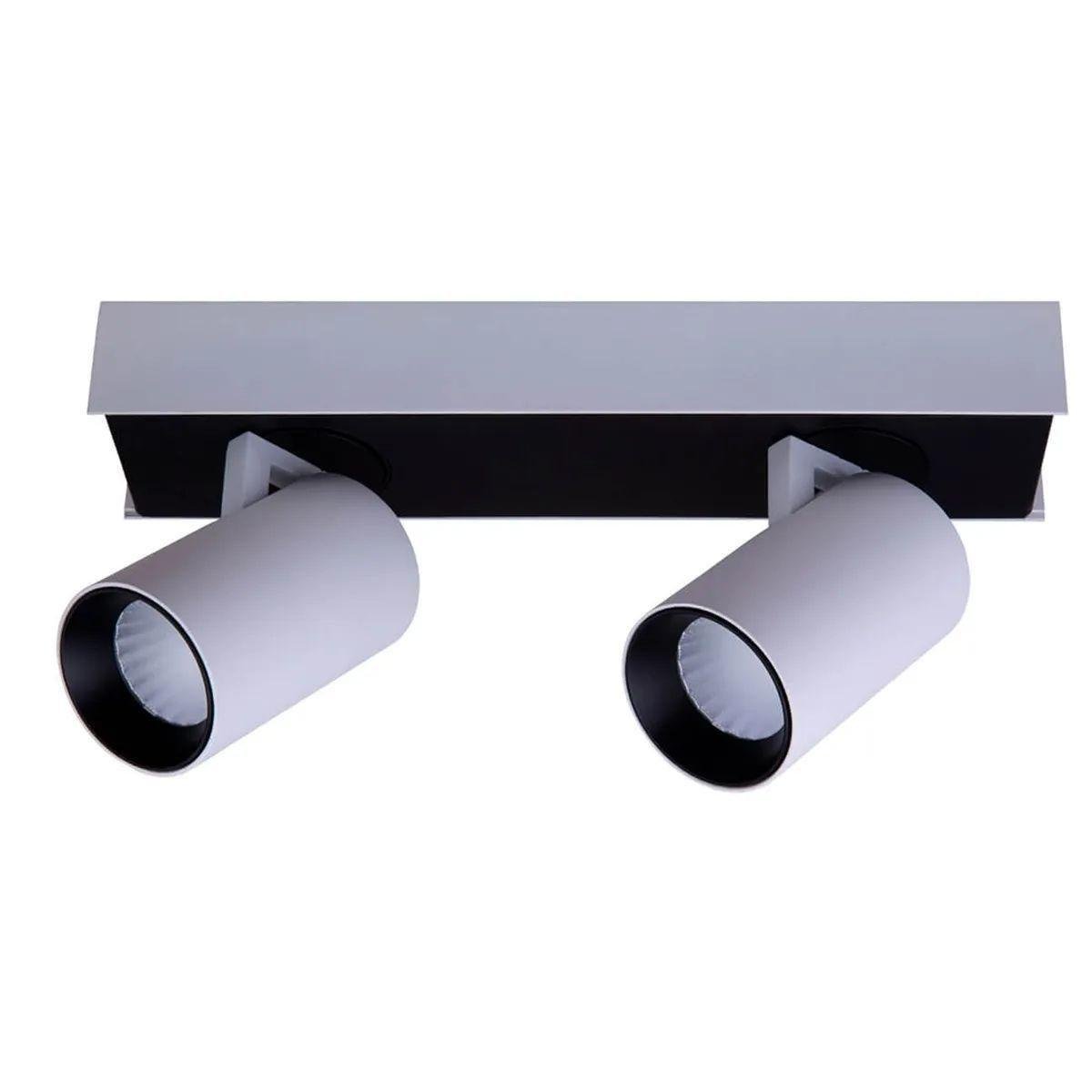 Точечный светильник MJ-Light S056 2X10W WH+BK 3000K (9421248)