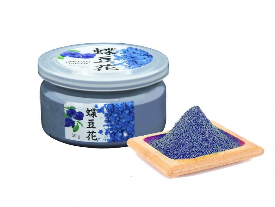 Чай японський квітковий Матча синій Анчан Батерфляй в банці 50 г (OS-MATCHA-B50) - фото 2 Чай японський квітковий Матча синій Анчан Батерфляй в банці 50 г (OS-MATCHA-B50) - фото 2