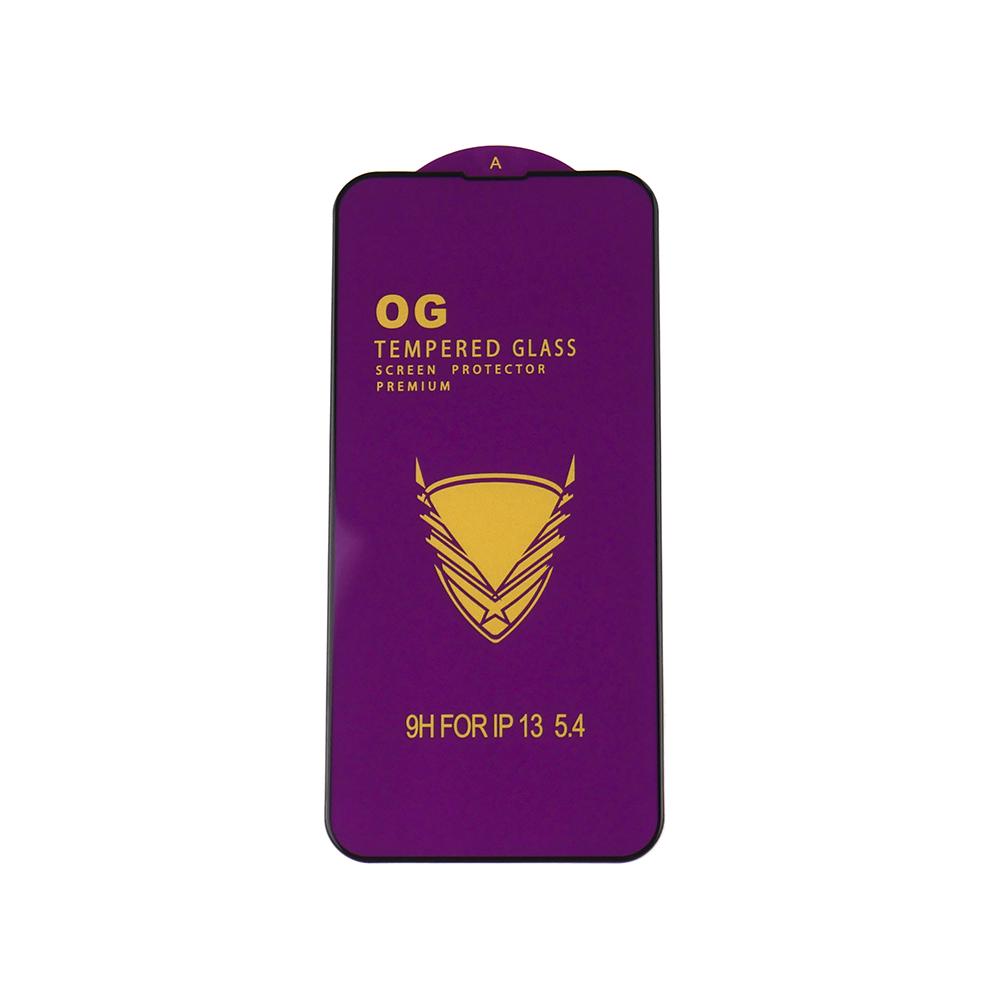 Защитное стекло OG для Apple iPhone 13 mini в упаковке Black (15776)