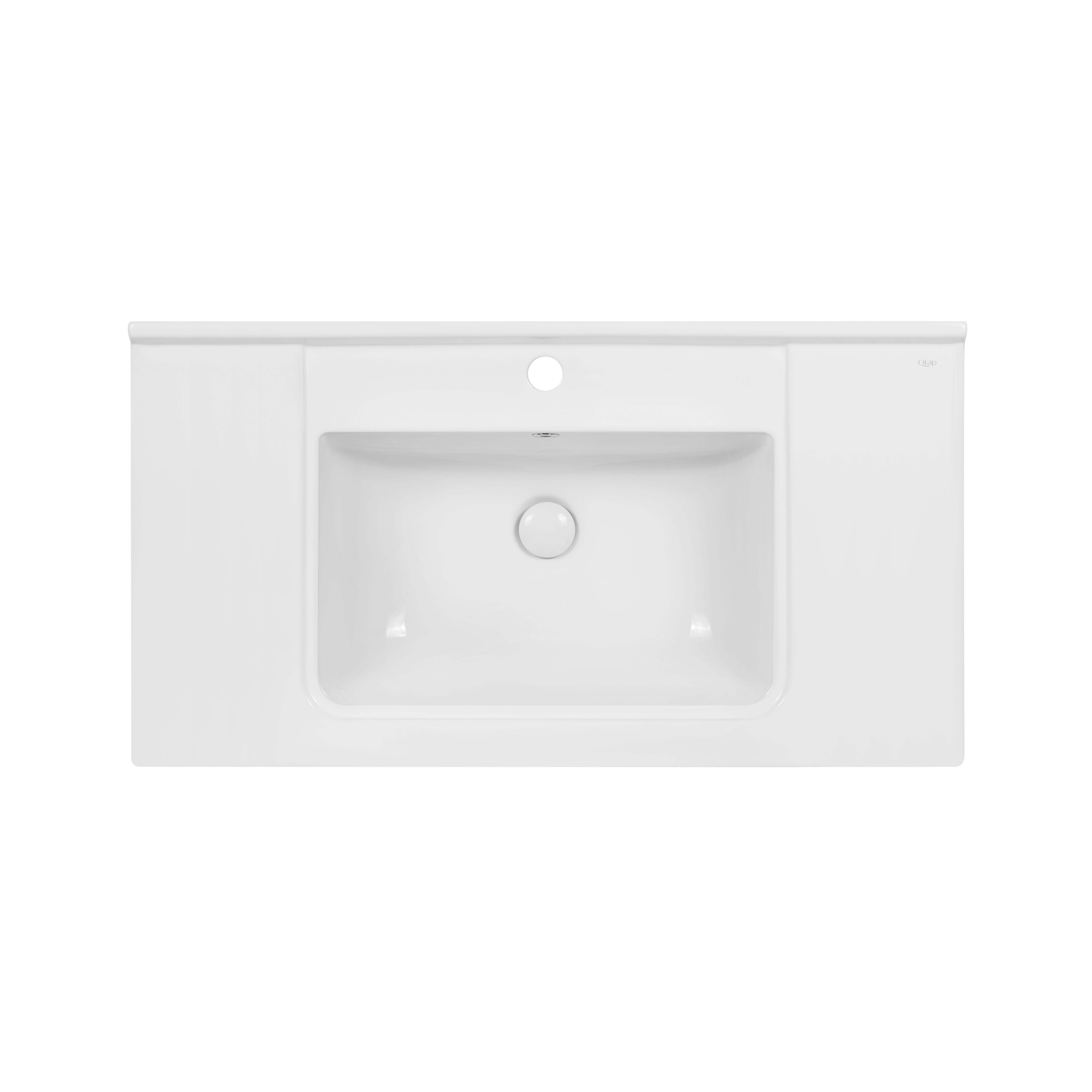 Раковина Qtap Albatross Q 1000х480х230 QT01115100QW с донным клапаном White