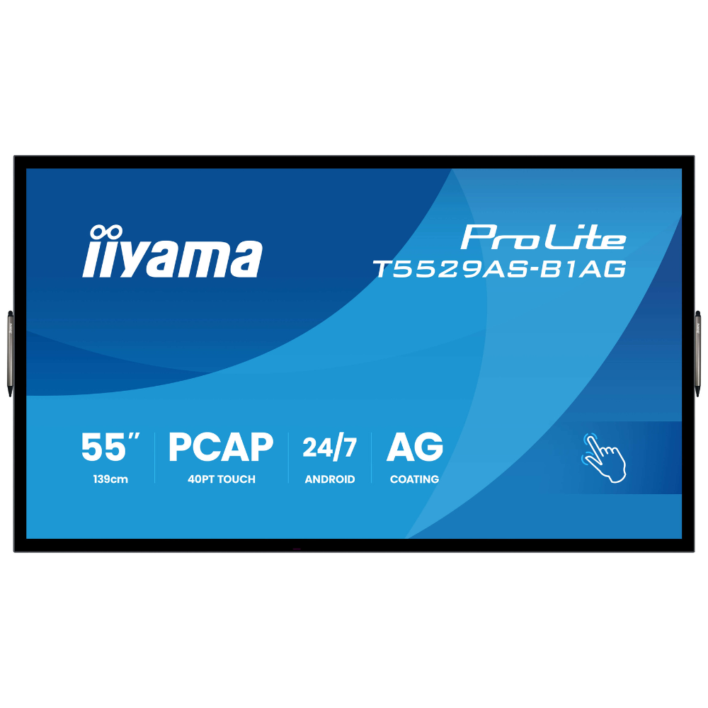 Дисплей інтерактивний сенсорний Iiyama ProLite T5529AS-B1AG Black (30359603)