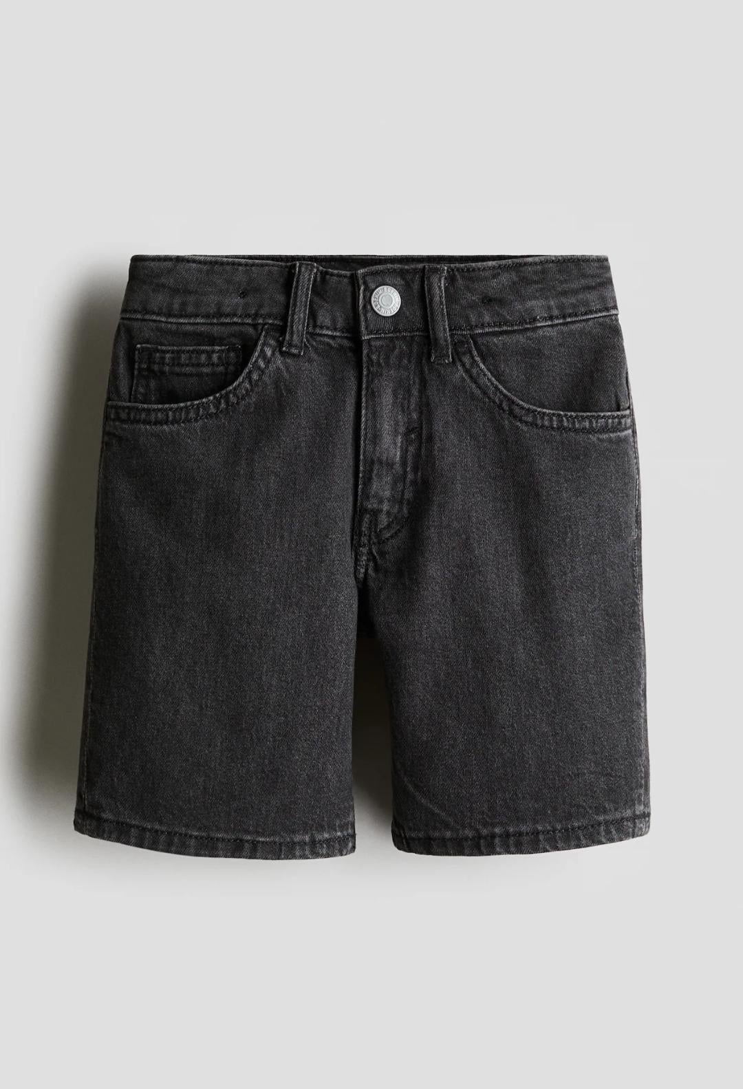 Шорти дитячі джинсові для хлопчика H&M 104 см Чорний (26070601C)