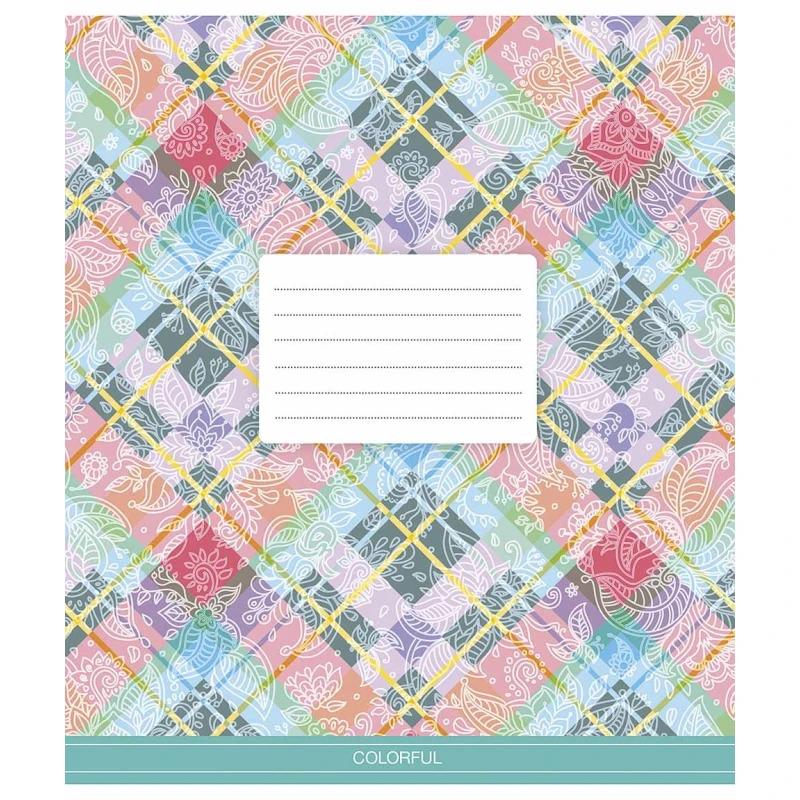 Школьная тетрадь в линейку Школярик 12 листов Разноцветный (NB-286-Z-520)