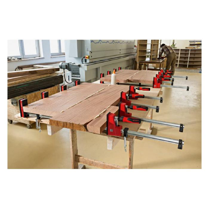 Струбцина корпусная BESSEY REVO KR 800х95 мм разжим 255-930 мм усилие до 7000 Н 2,80 кг KR80-2K (15364) - фото 2 Струбцина корпусная BESSEY REVO KR 800х95 мм разжим 255-930 мм усилие до 7000 Н 2,80 кг KR80-2K (15364) - фото 2