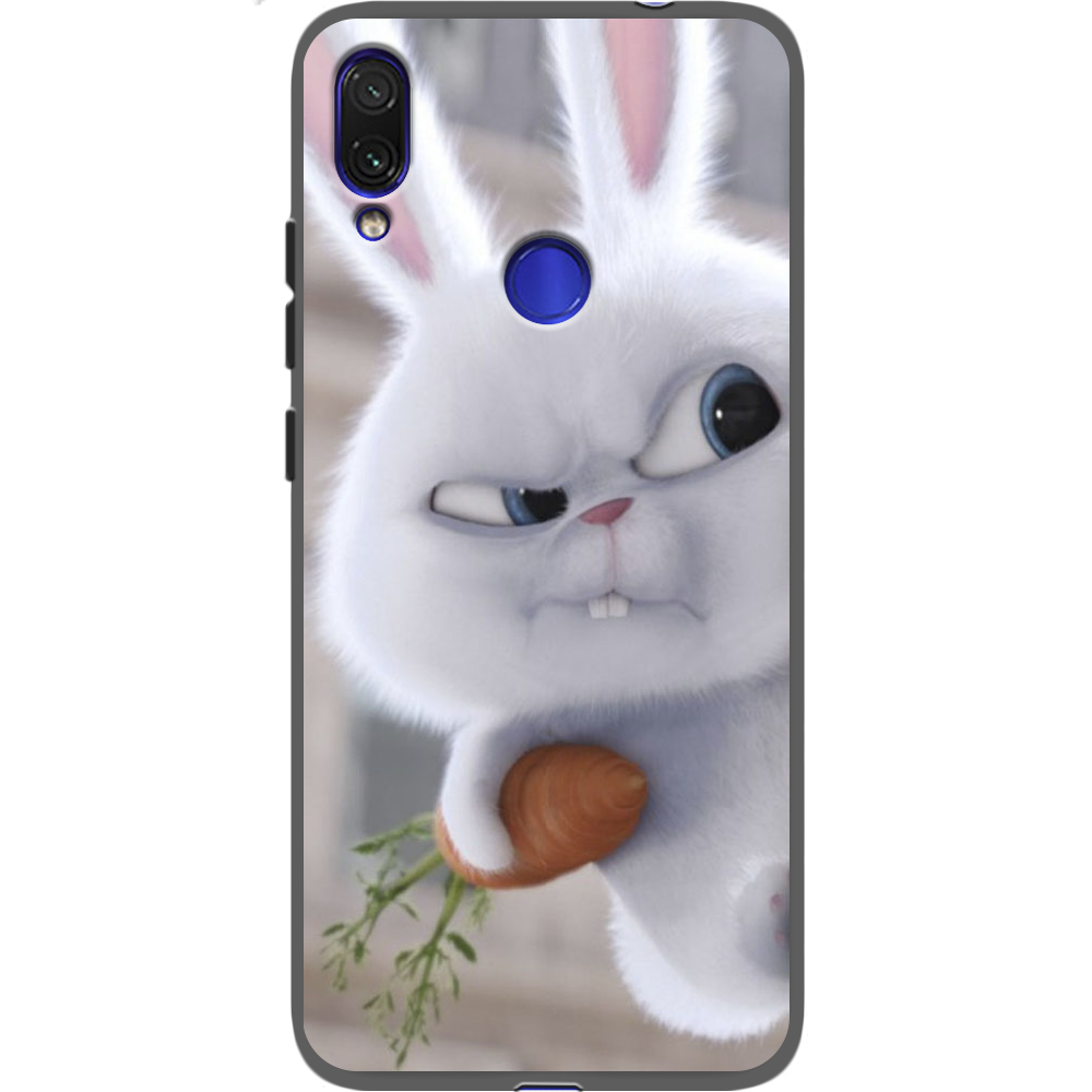 Чохол Boxface Xiaomi Redmi Note 7 Rabbit Snowball Чорний силікон (36202-up1116-37106)