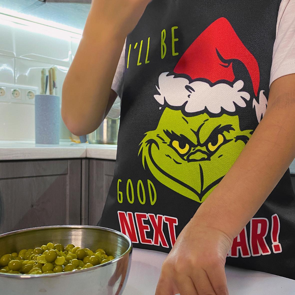 Фартук детский Сolorful Гринч 42х60 см (FRTCD_22NG003) - фото 4