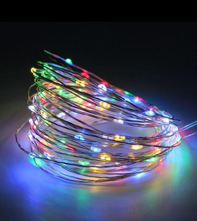 Гірлянда світлодіодна Роса 9169 на 3 батарейках 20 м Різнокольоровий (4629736) - фото 3