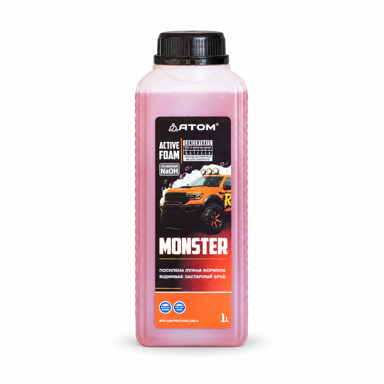 Активна піна для мийки авто Atom MONSTER 1 л (428003)