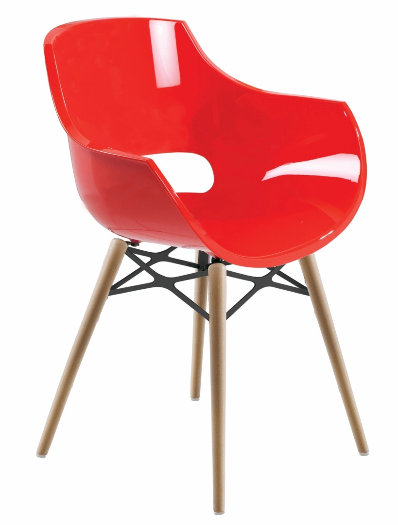 Кресло Litolan Papatya Opal Wox Бук Красный (DR001855)