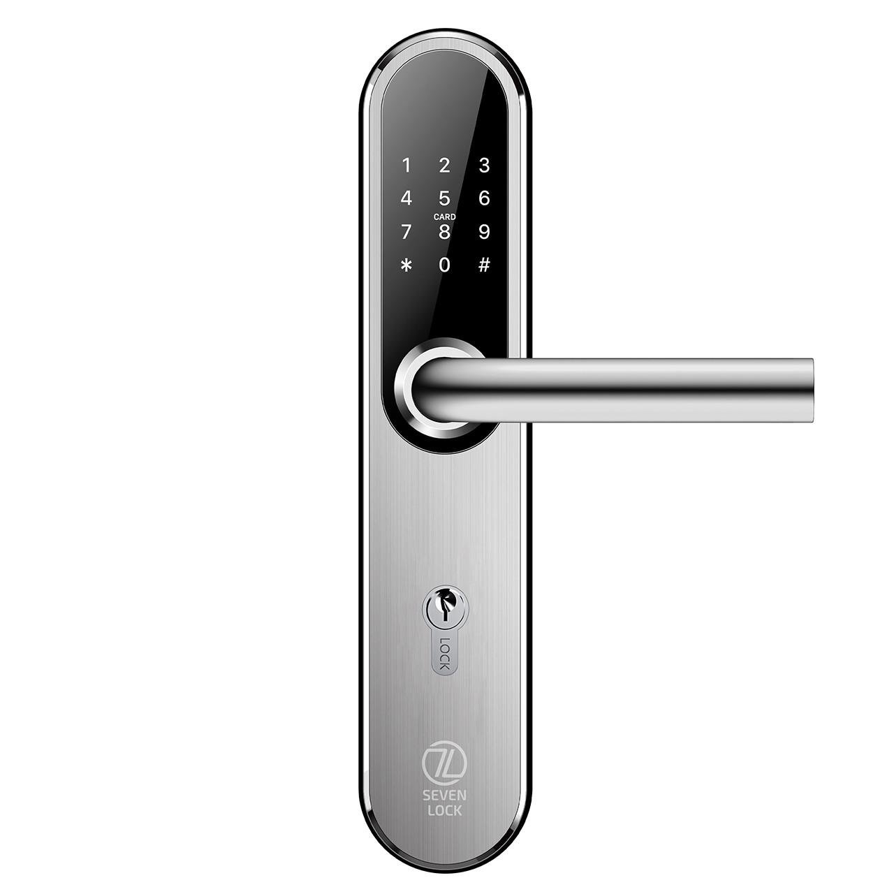 Розумний дверний замок SEVEN LOCK SL-7768B Silver (SL7768Bs)