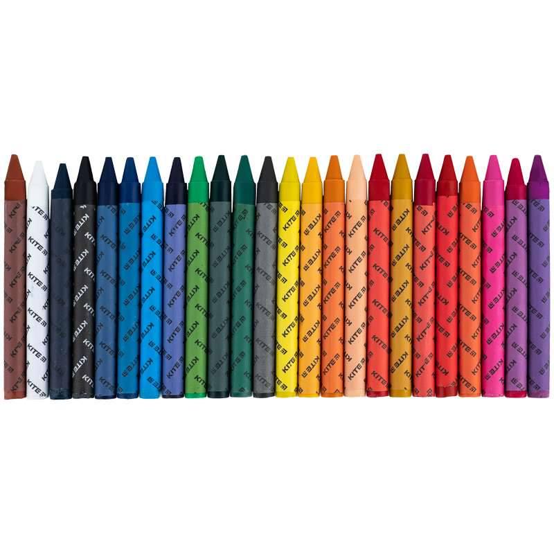 Крейда KITE Classic воскова 24 кольори (4063276186188 K-1070 67632) - фото 3 Крейда KITE Classic воскова 24 кольори (4063276186188 K-1070 67632) - фото 3