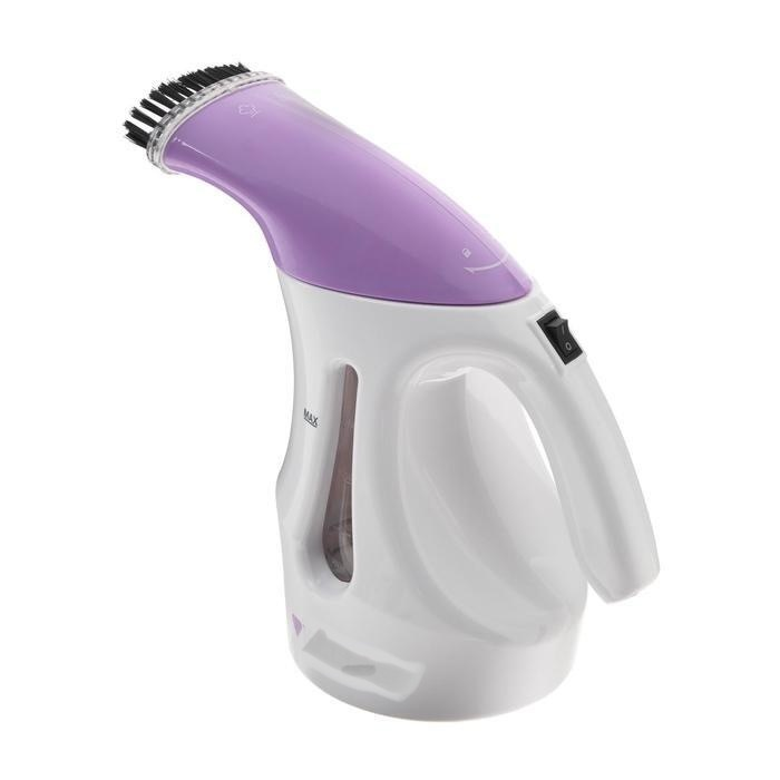 Отпариватель для одежды ручной HAND STEAMER A-8 500 мл 1200 Вт 1 бар со щеткой для шерсти и нагреванием за 2 минуты Белый